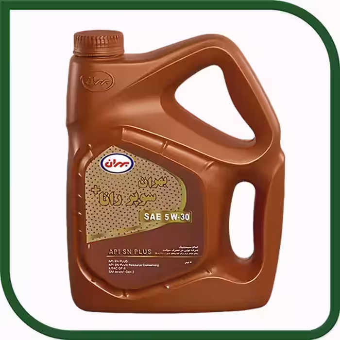 روغن موتور بهران سوپر رانا   پلاس 5w30 SN چهار لیتری