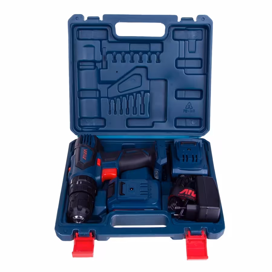 دریل شارژی 12 ولت چکشی آروا مدل 5812