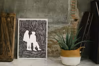 لاین آرت پرتره