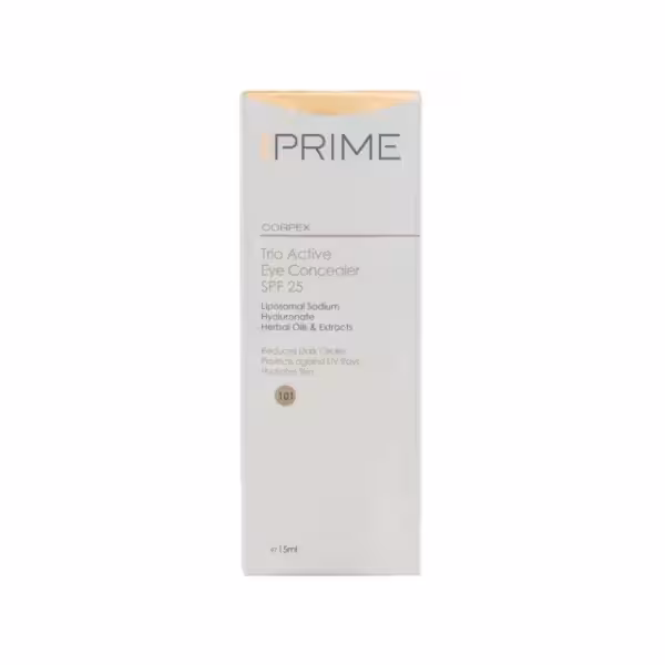 کانسیلر پرایم مدل Trio Active شماره 101 حجم 15 میلی لیتر