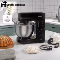 همزن کاسه دار کاراجا Maestrochef Stella مشکی 1500 وات