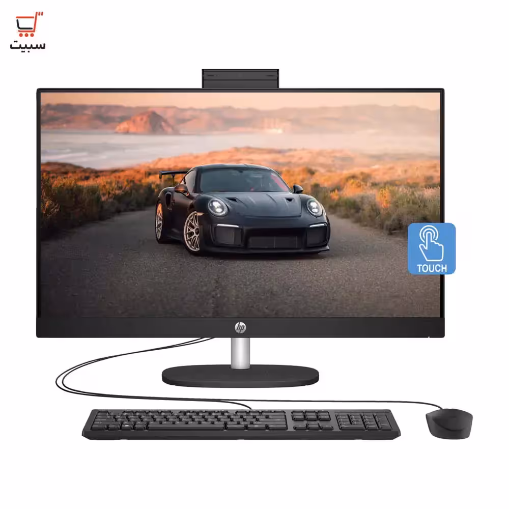 آل این وان 23.8 اینچی لمسی اچ پی مدل CR0122NH i5 1335U 16G 512SSD Intel Iris Xe FHD