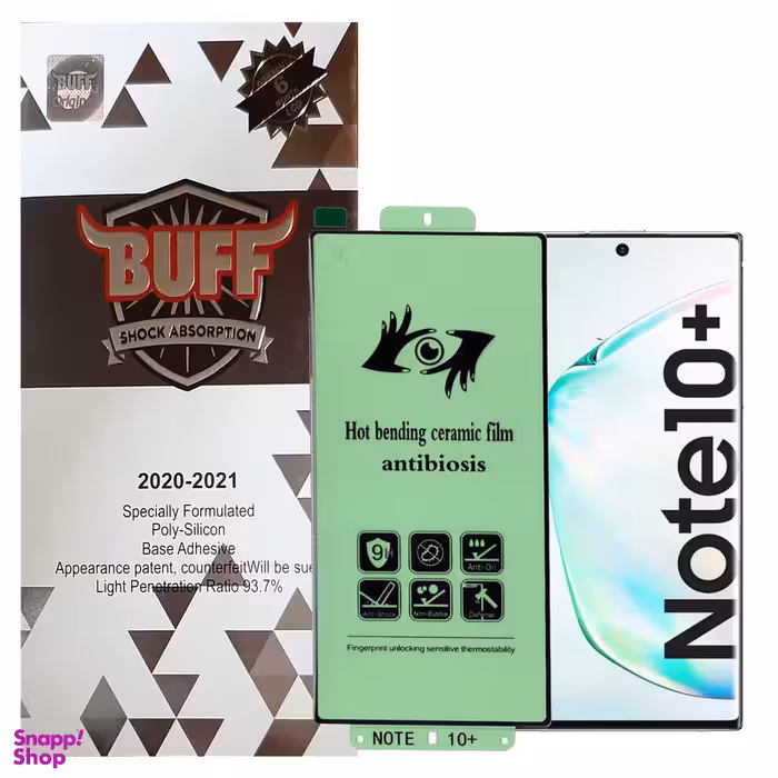 محافظ صفحه نمایش حریم شخصی بوف مدل Anti-Virus33 مناسب برای گوشی موبایل سامسونگ Galaxy Note10 Plus