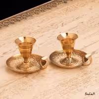 شمعدان برنجی انگشتی پیلوت