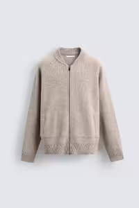 کت 100% پشم مردانهWOOL KNITTED BOMBER JACKET زارا | تهران زارا TehranZara