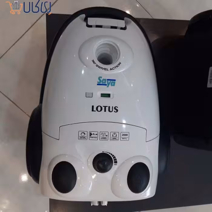 جاروبرقی سایا 2000 وات سفید مدل SAYA LOTUS Vacuum Cleaner