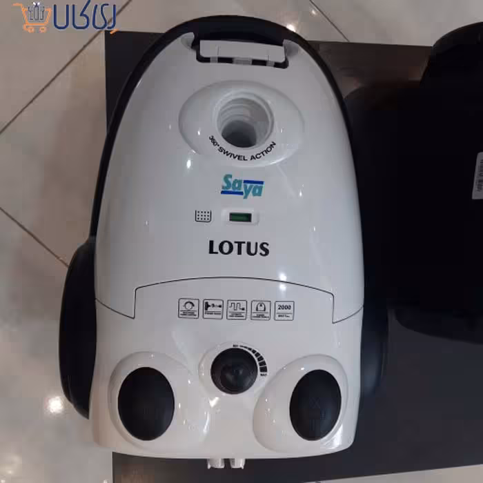 جاروبرقی سایا 2000 وات سفید مدل SAYA LOTUS Vacuum Cleaner