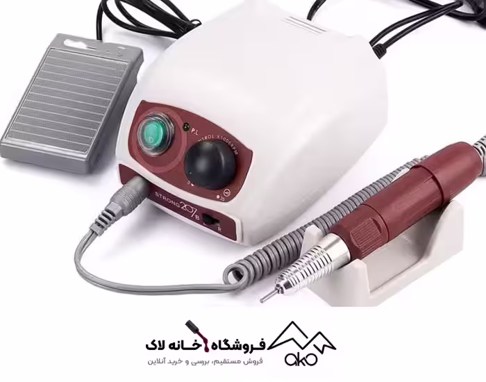 دستگاه سوهان برقی ناخن 207B زرشکی استرانگ Strong