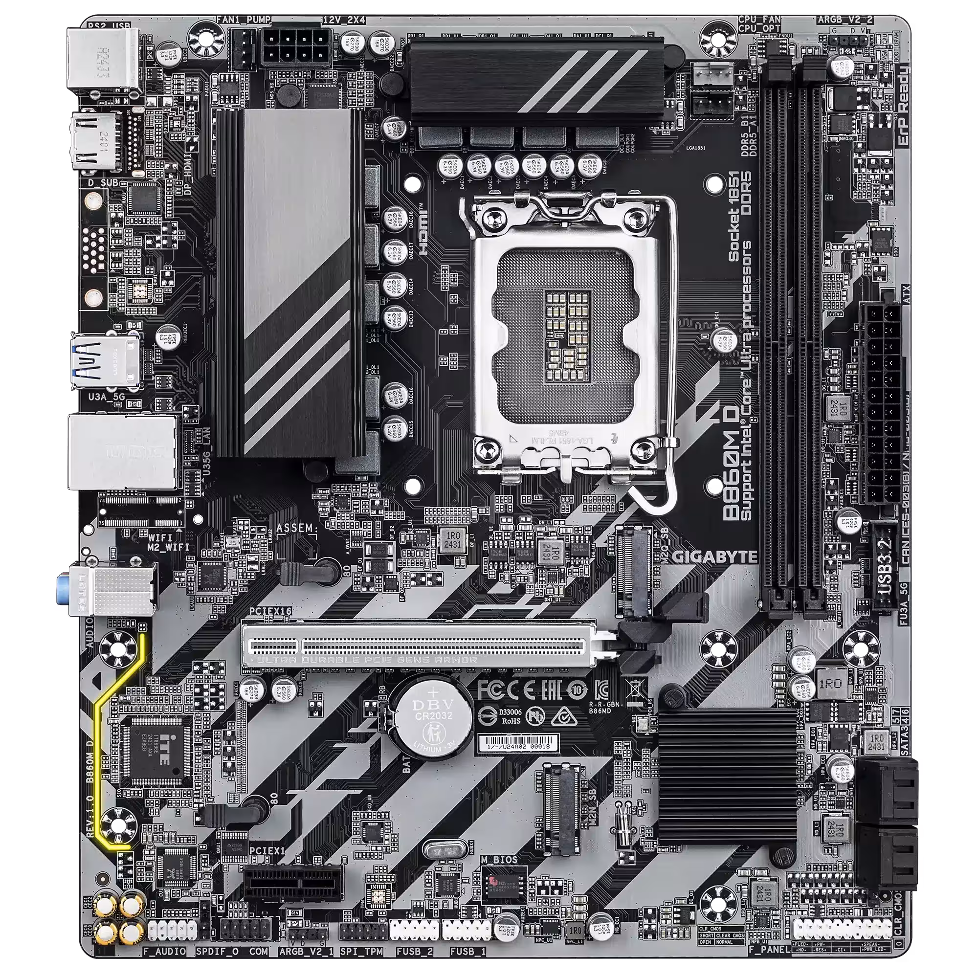 مادربرد گیگابایت مدل GIGABYTE B860M D DDR5