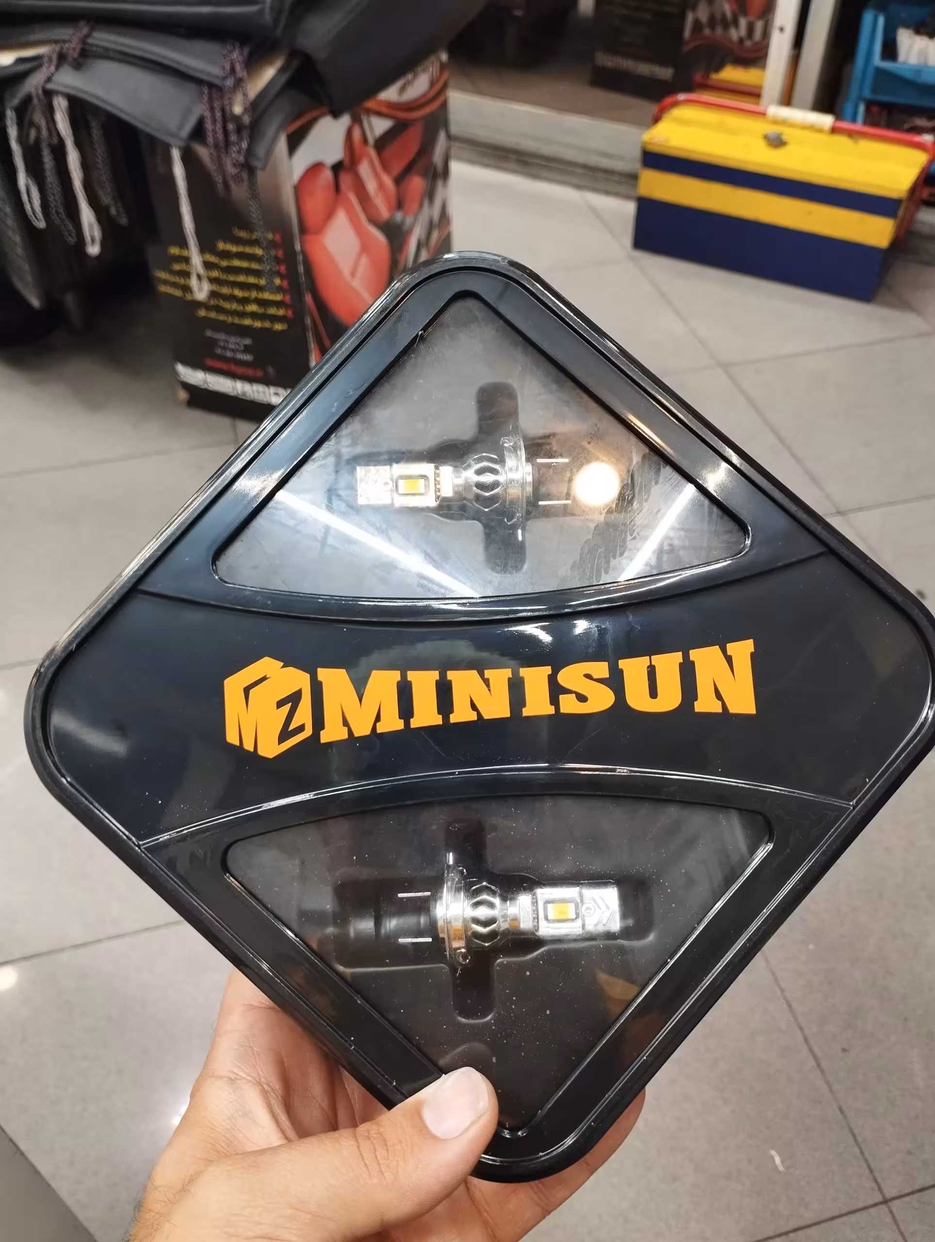 هدلایت خودرو فن دار بسته 2 عددی   یک عدد SMD رایگان