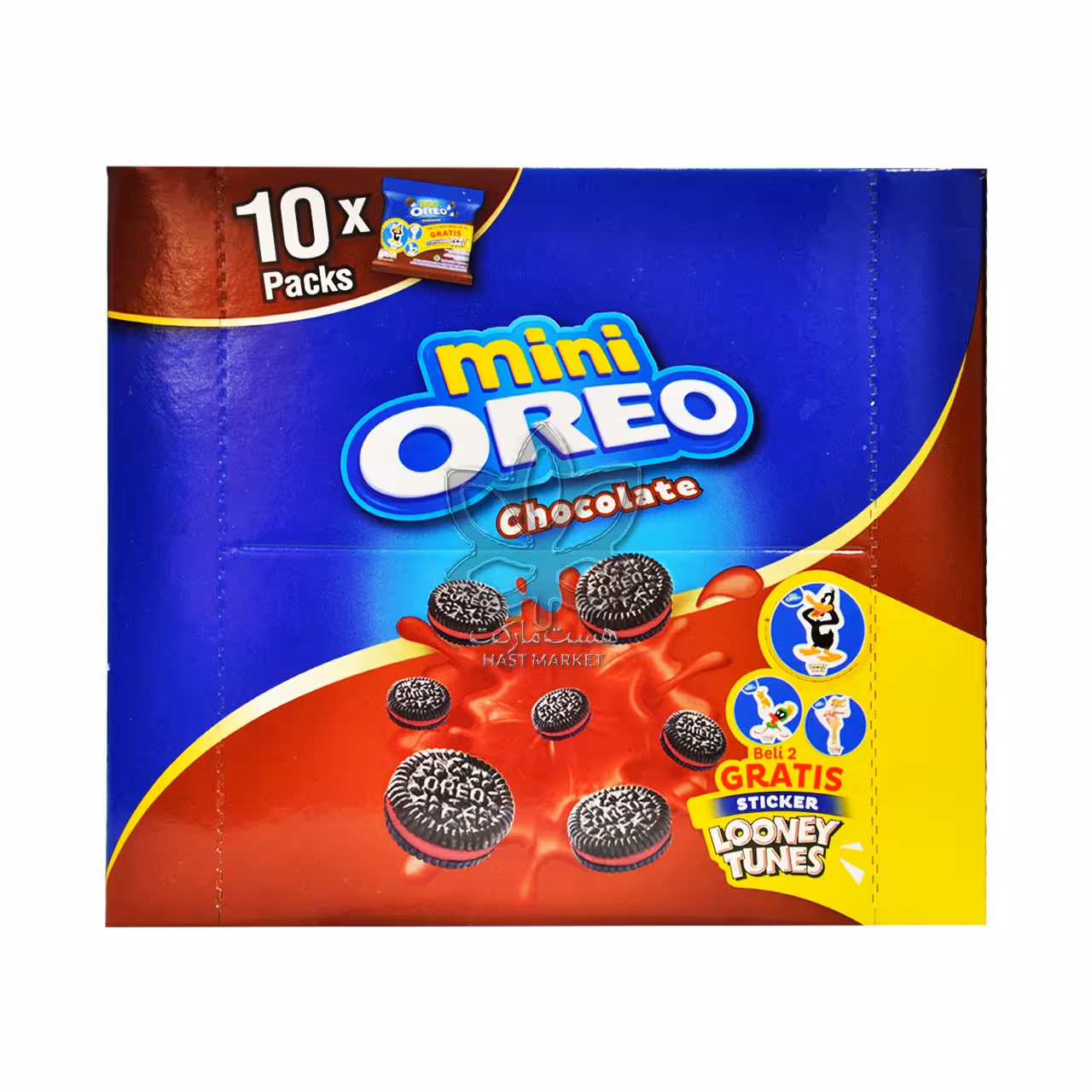 پک ده تایی مینی بیسکوییت کرم شکلاتی اوریو - oreo