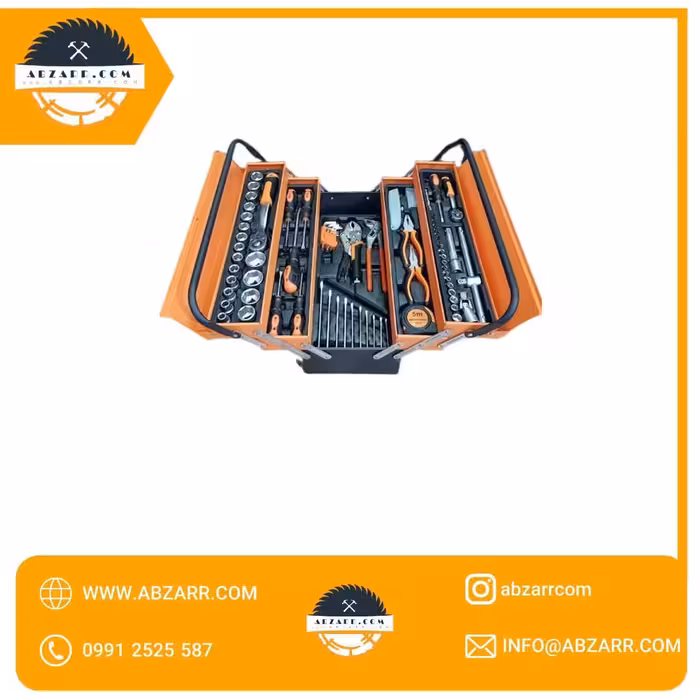 جعبه ابزار 85 پارچه صنعتی باس مدل BS-123T160-85 (( اقساط یک ساله ))