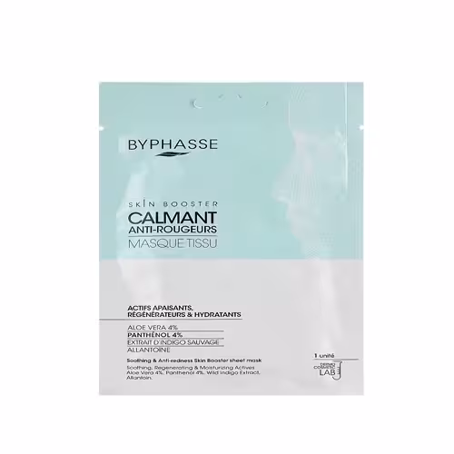 ماسک ورقه‌ ای بایفاس مدل ضد التهاب پوست Byphasse Skin Booster Sheet Mask calmant