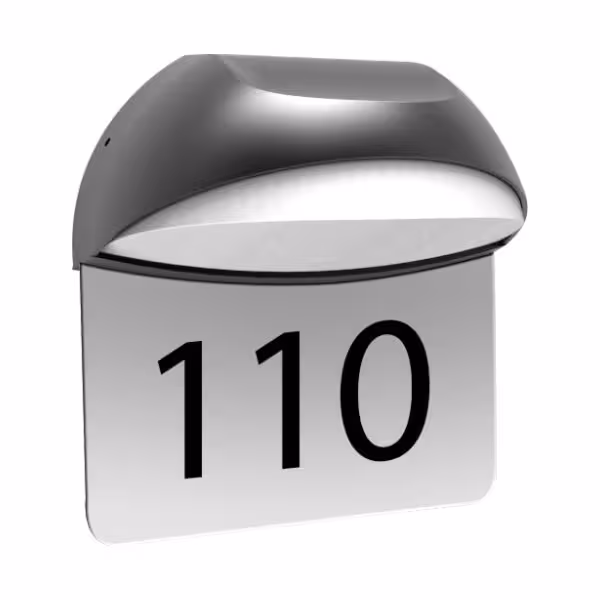 چراغ دیواری یک طرفه پلاک دار 6 وات شعاع مدل SH-4105