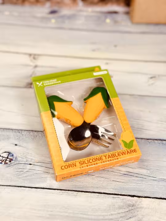 قاشق چنگال فانتزی ذرت کد1041