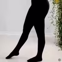 جوراب شلواری زنانه پنتی ضخیم قواره دار کرم و مشکی