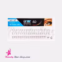 مژه مصنوعی ولیوم شش بعدی طبیعی تیک سایز میکس