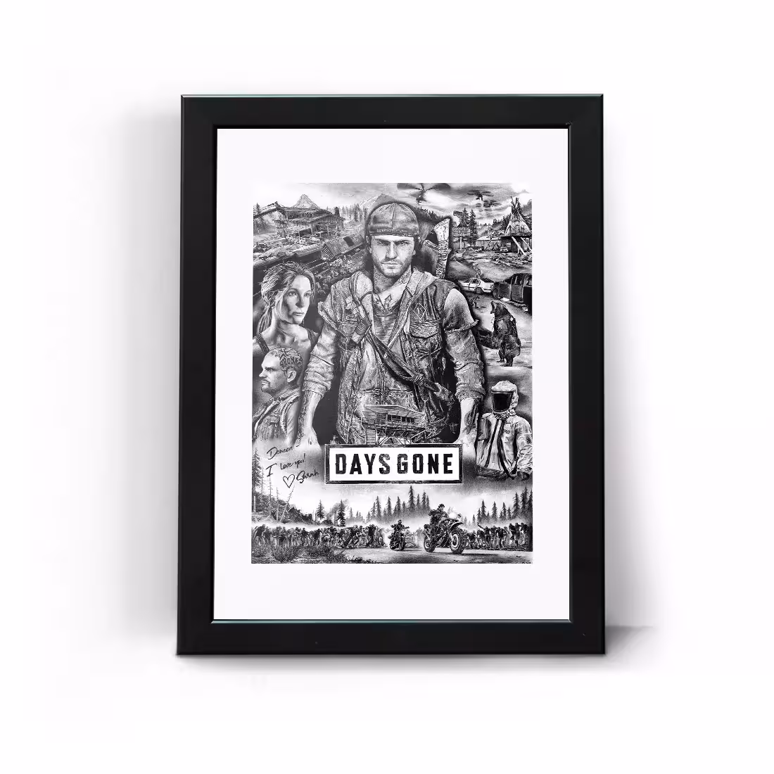 تابلو قاب دیزگان Days Gone