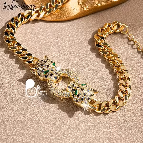 دستبند پنتر کپی طلا