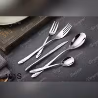 سرویس قاشق چنگال 160 پارچه برگامو مدل 101s