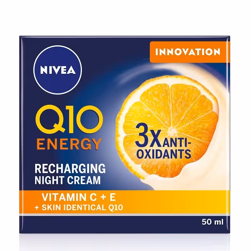 کرم ضد چروک و استحکام بخش شب Q10 Energy نیوا