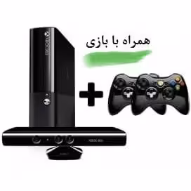 کنسول بازی مایکروسافت (استوک) Xbox 360 Super Slim | حافظه 250 گیگابایت همراه با دسته اضافه کارکرده