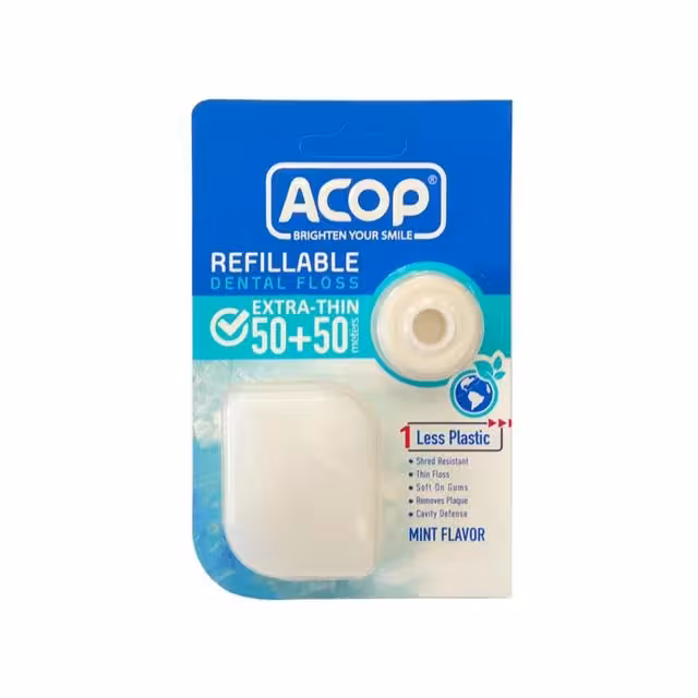 نخ دندان آکوپ حاوی عصاره نعناع بسته 2 عددی