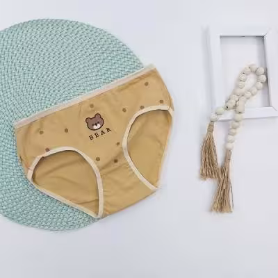 شورت زنانه طرح خرس کرم کد 10260