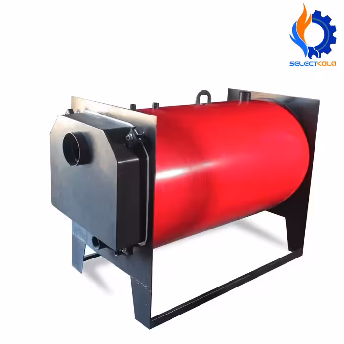 دیگ فولادی 400000 کیلو کالری آبگرم ورق سنگین آذران البرز