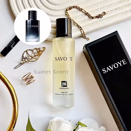 عطر مو  رایحه ادکلن دیور ساواج(ساوج) جانوین | Dior Sauvage (Savoy)Johnwin Hair Mist حجم 50 میل