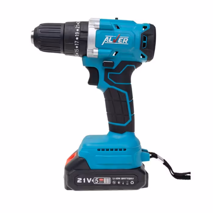 دریل پیچ گوشتی چکشی شارژی براشلس آلور مدل AV-2021