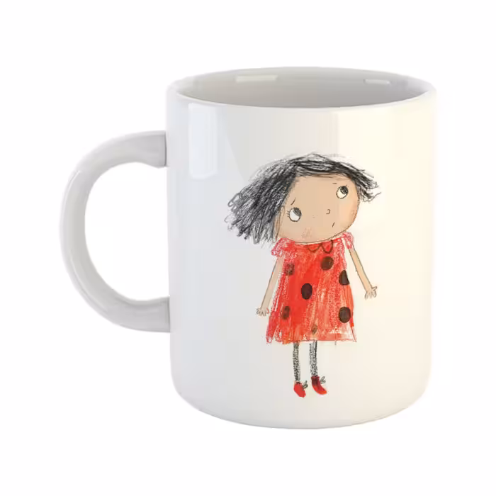 خرید ماگ-لیوان  پیرهن خال خالی