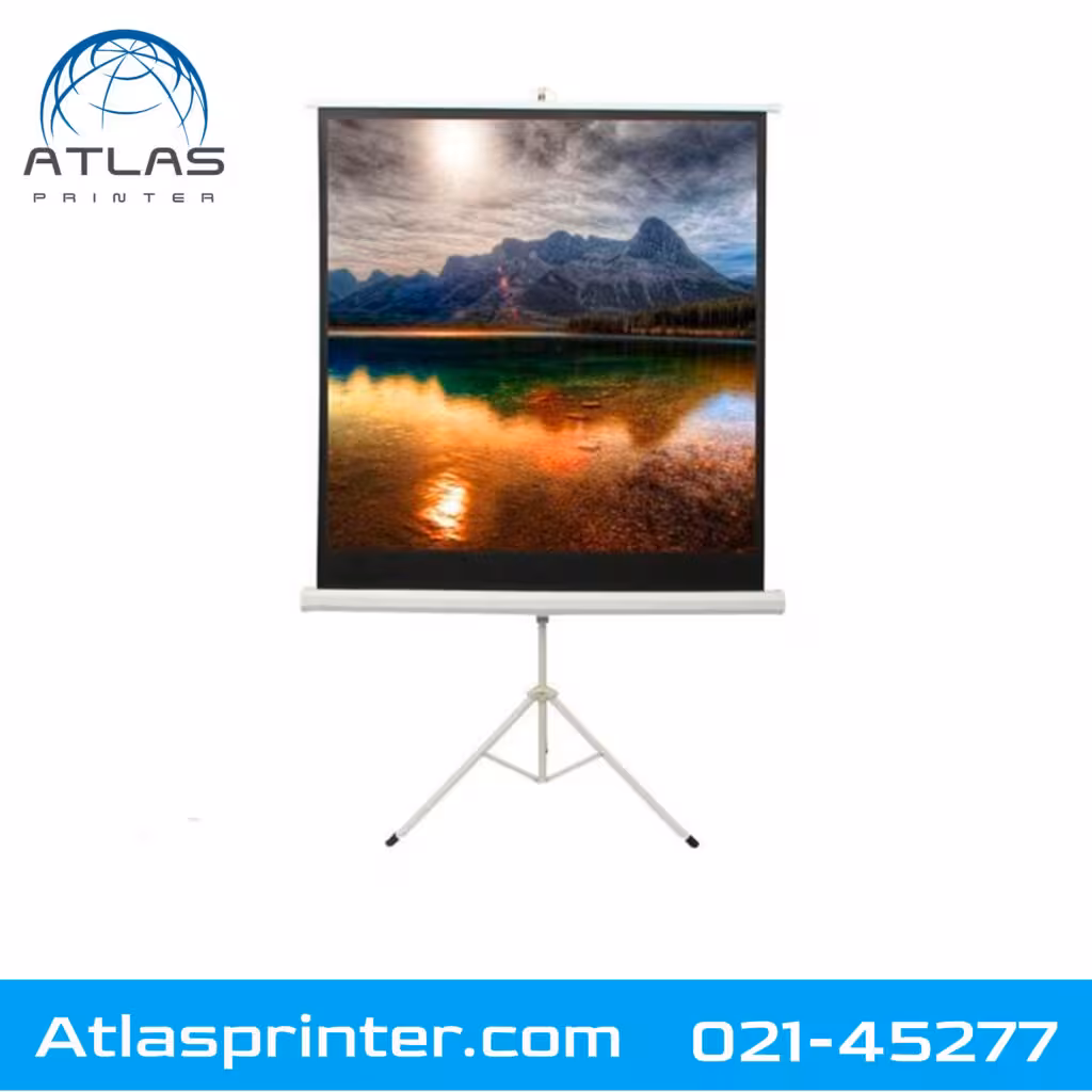 پرده نمایش پایه دار پروژکتور اسکوپ 1.8×1.8