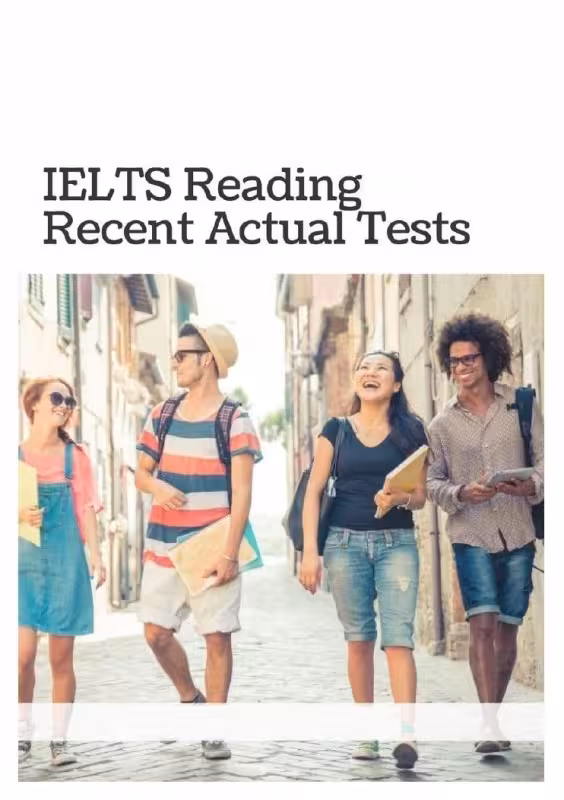 IELTS READING RECENT ACTUAL TESTS WITH ANSWERS کتاب آیلتس