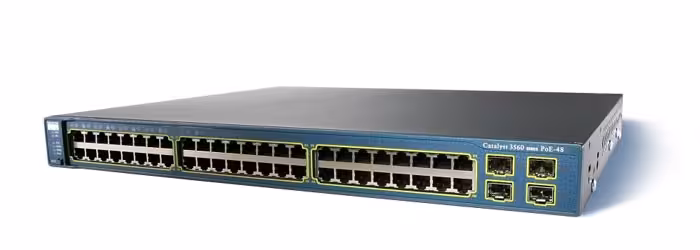 سوئیچ شبکه مدیریتی سیسکو مدلWS-C3560G-48TS-Sاستوک