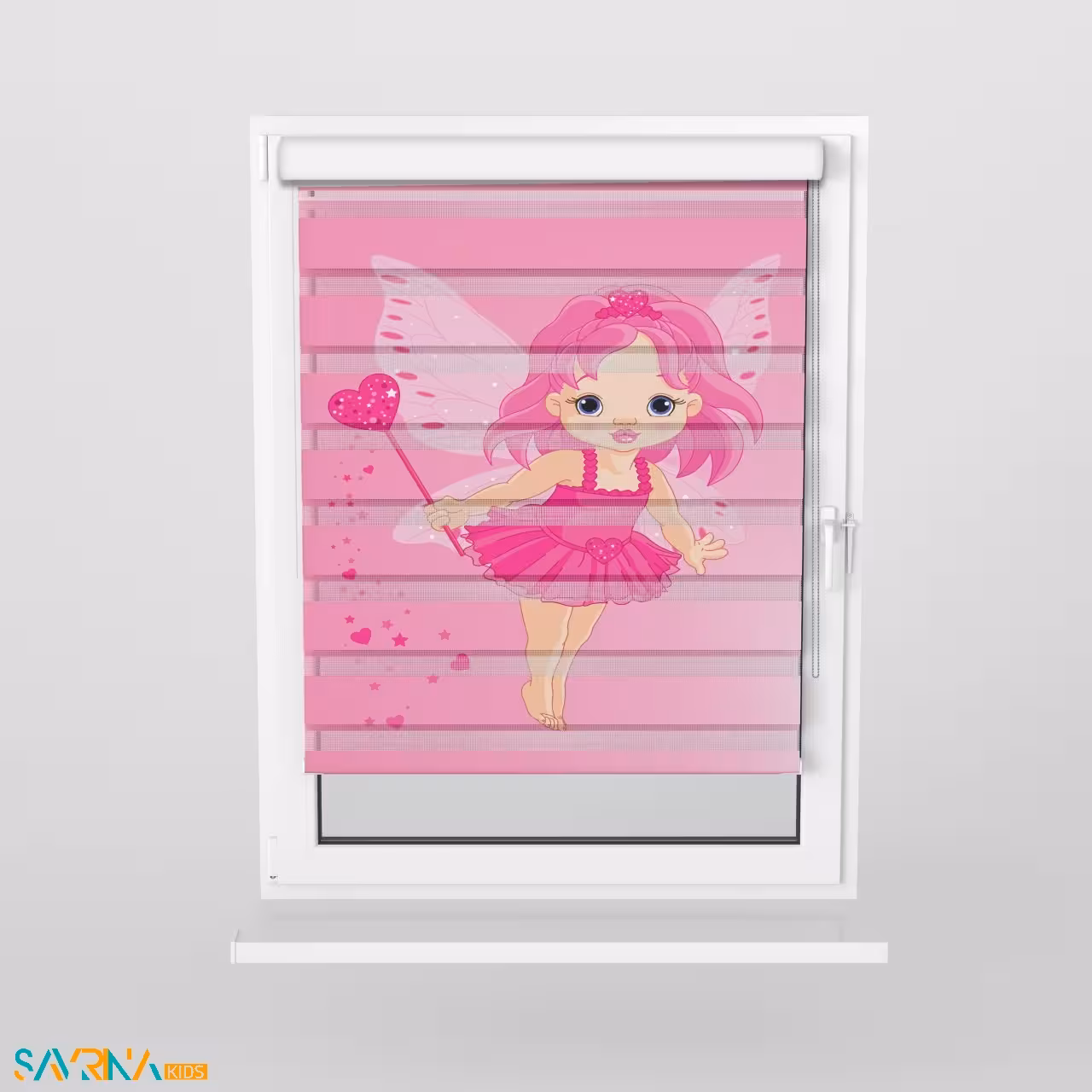 پرده زبرا بچگانه طرح فرشته کوچولو کد A1705