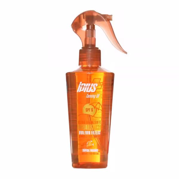 روغن آفتاب برنزه کننده پوست آی پلاس با SPF5 (225 میلی لیتر)