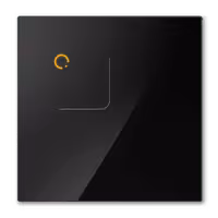 کلید تک پل لمسی (سفید ، مشکی)