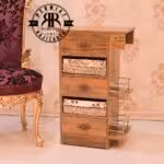 AVAZEH اوازه جا سیب پیاز  جا بطری دار   قهوه ای  611BR