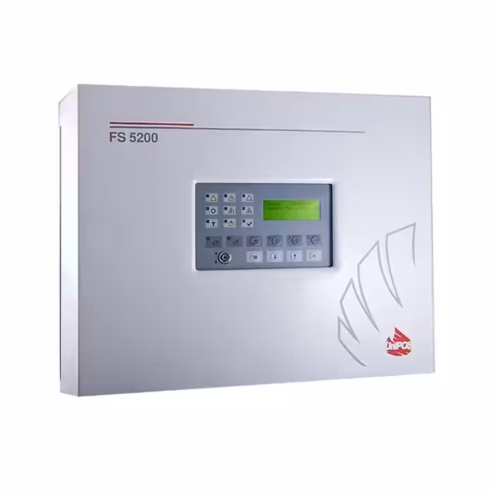 کنترل پنل اعلام حریق نیمه هوشمند 16 زون یونی پاس دارای نمایشگر LCD و حافظه داخلی ثبت وقایع