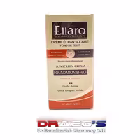 الارو ضد آفتاب ایل فری  کرم پودری حجم 40 گرمEllaro sunscreen cream foundation light beige