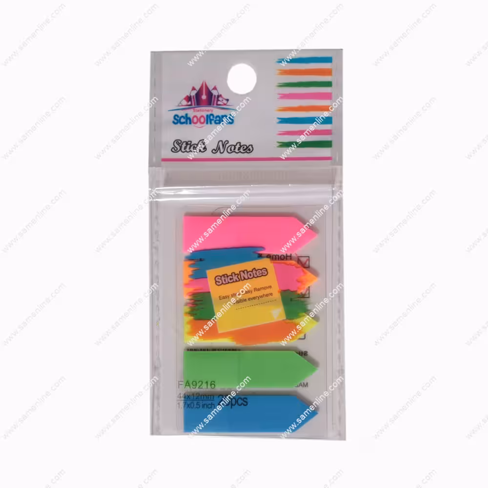 کاغذ یادداشت چسب دار ( استیک نوت ) اسکول فنس کدFA9216