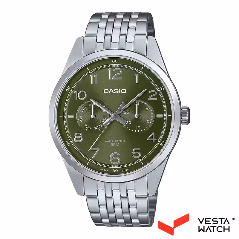 ساعت مچی مردانه کاسیو CASIO مدل MTP-E340D-3AV