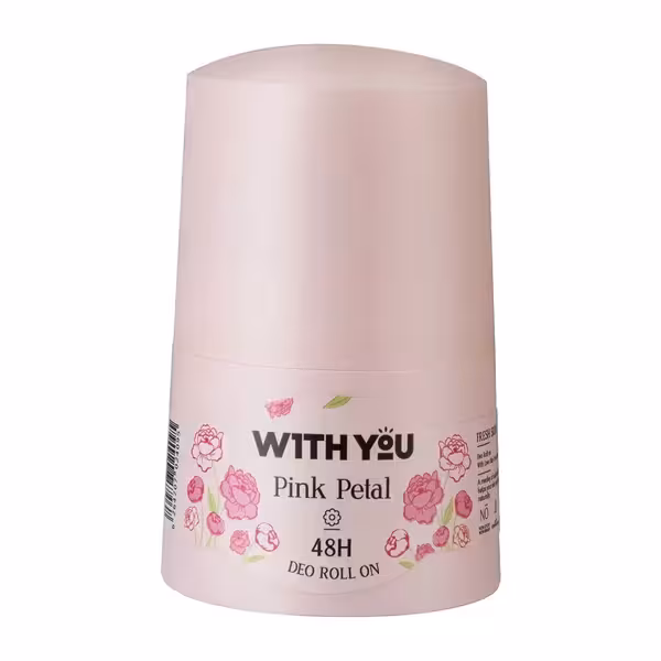 دئودرانت ضد تعریق مدل Pink Petal ویت یو 50 میلی‌لیتر With you