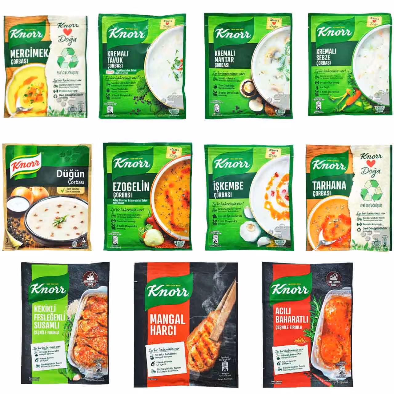 پک مخصوص 12 تایی محصولات کنور - knorr