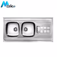 سینک اخوان کد 151 روکار دو لگنه