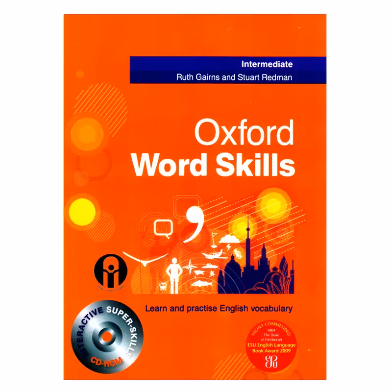 کتاب Oxford word skills Intermediate اثر Ruth Gairns And Stuart Redman انتشارات الوندپویان