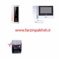 پک کامل آیفون تصویری برایتون 7020 با پنل کریستال 1-10 واحدی سفید