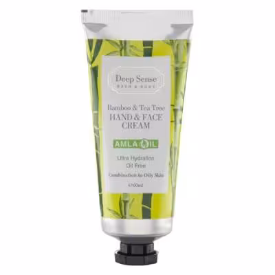 کرم مرطوب کننده دیپ سنس مدل درخت چای و عصاره بامبو حجم 60 میلی لیتر