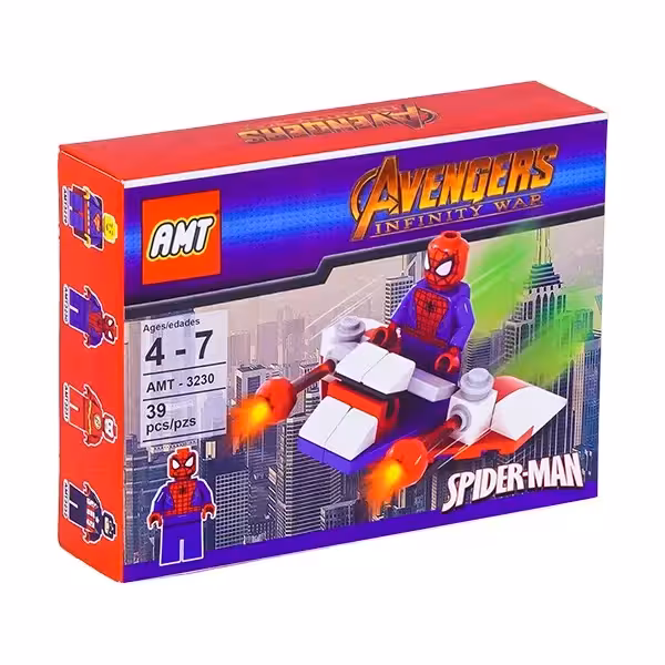 لگو اسپایدرمن با سفینه 39 قطعه AMT3230